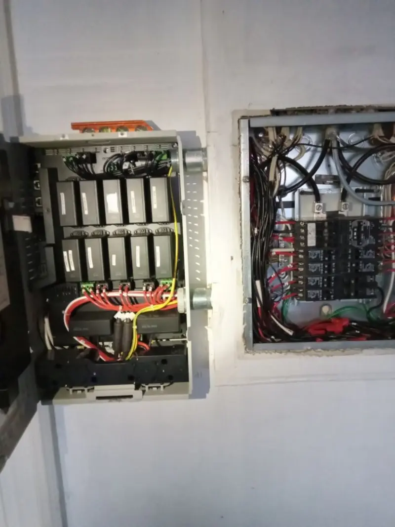 Electrical panel upgrade completed for Ring Doorbell Installation in Falmouth